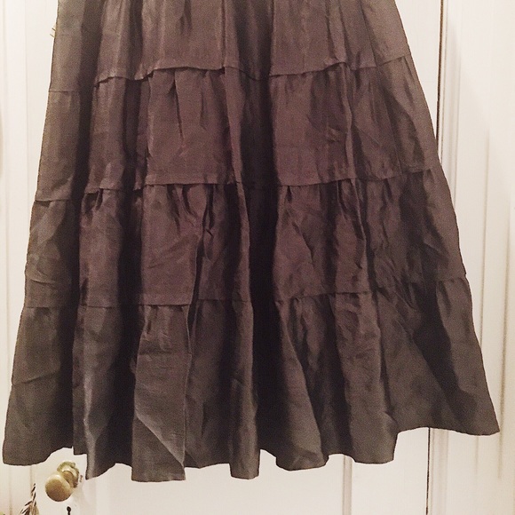 Club Monaco Chocolate Brown Maxi Skirt - Picture 3 of 4